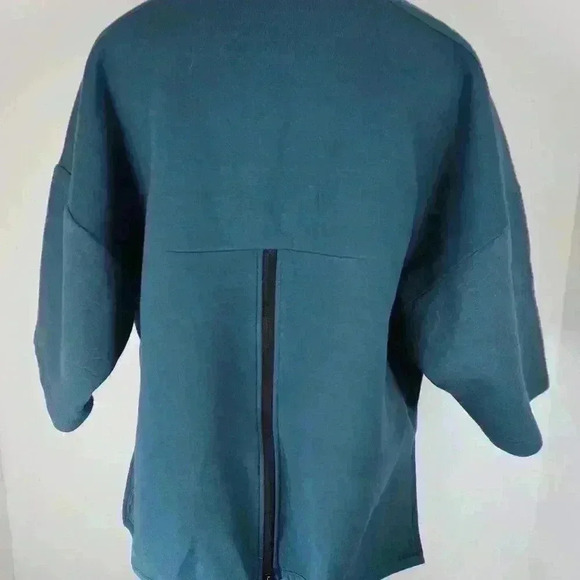 Mondetta Hexagon Patterned High-Low Athleisure Top Sweatshirt, Size L - Picture 6 of 13